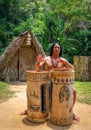 Taino indian performance near Indian Cave Cuba